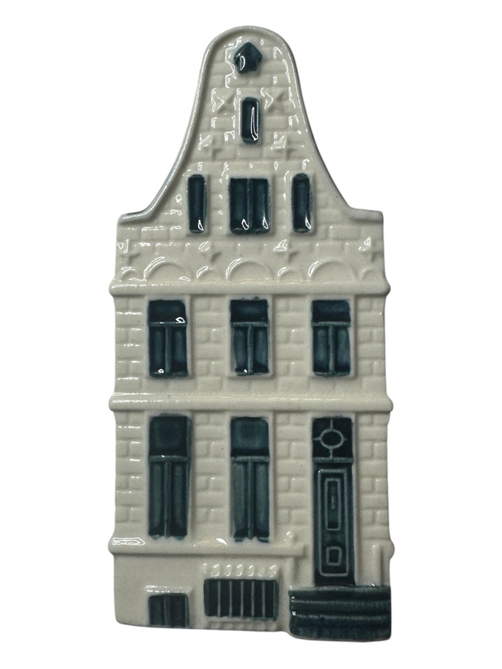 KLM BOLS #40 Blue Delft’s House Holland Airline Dimpled Seal with Liquid